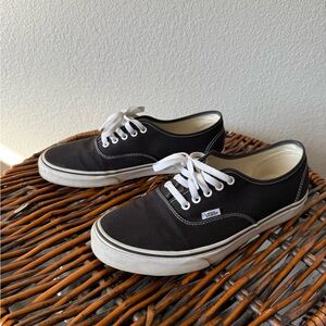 Vans Black Canvas Sneakers